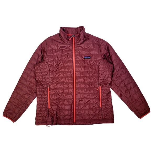 Patagonia Nano Puff Full Zip Jacket Sequoia Red Women's Sz XXL NWT - Picture 1 of 6
